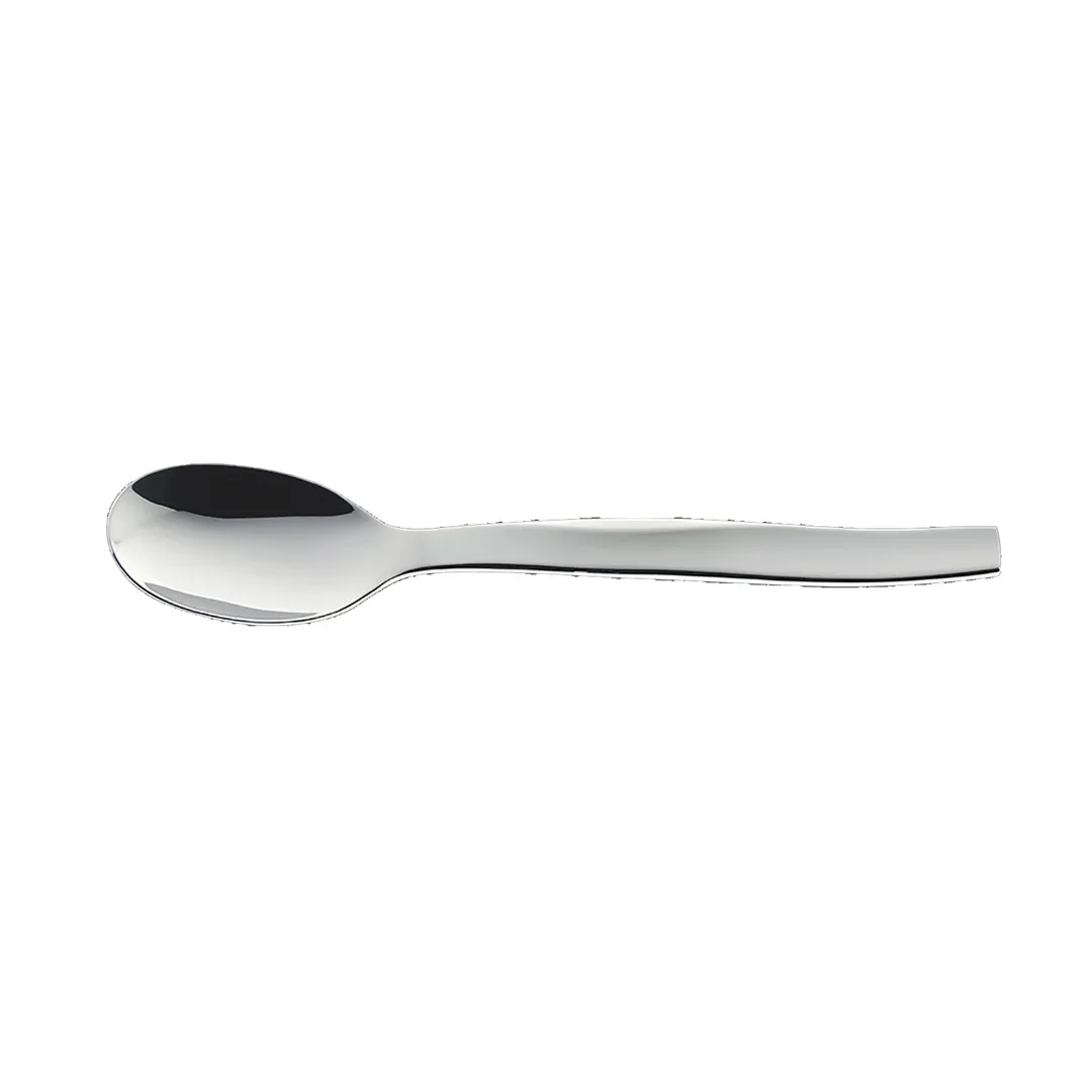 RAK Porcelain CNBDES Dessert Spoon – 7-3/5" Length, 18/10 Stainless Steel, Nabur Finish, 12/Case