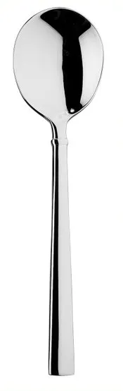 RAK Porcelain CPASOS - Sola Palermo Soup Spoon, 6.7" Length, 18/10 Stainless Steel - 12/Case