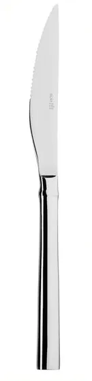 RAK Porcelain CPASTK - Sola Palermo 9.3" Monobloc Steak Knife, Steel Handle, 18/10 Blade, 9" - Case