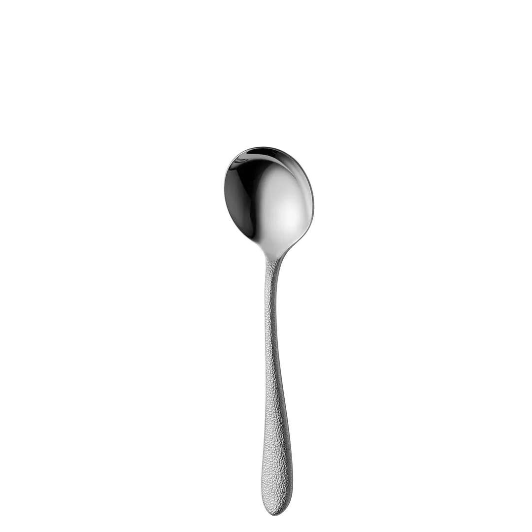 RAK Porcelain CPHSOS Soup Spoon, 6.77" Length, 18/10 Stainless Steel, Phoenix Finish - 12/Case