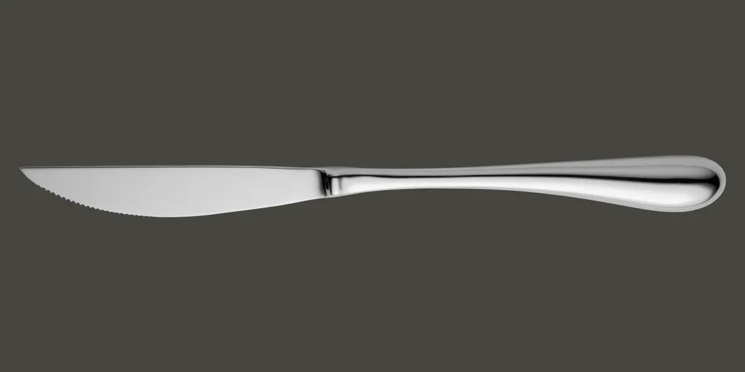 RAK Porcelain CRZSTK - Steak Knife, 9.9" Stainless Steel, 8-9" Rezzo Finish - 1/Case