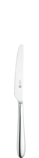 RAK Porcelain CSIDEK - Sola Siena Dessert Knife, 8.7" Length, 18/10 Stainless Steel, Silver Finish - 12/Case