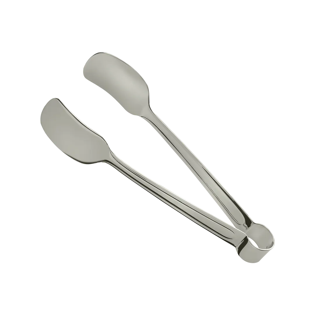 RAK Porcelain CSOBRT - 17.5" Bread Serving Tongs, 18/10 Stainless Steel, Sleek Silver Finish - 1/Case