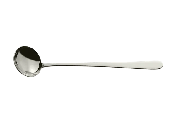 RAK Porcelain CSOPLD Punch Bowl Ladle, 15" (39 cm) Length, 18/10 Stainless Steel, Polish Finish - Case
