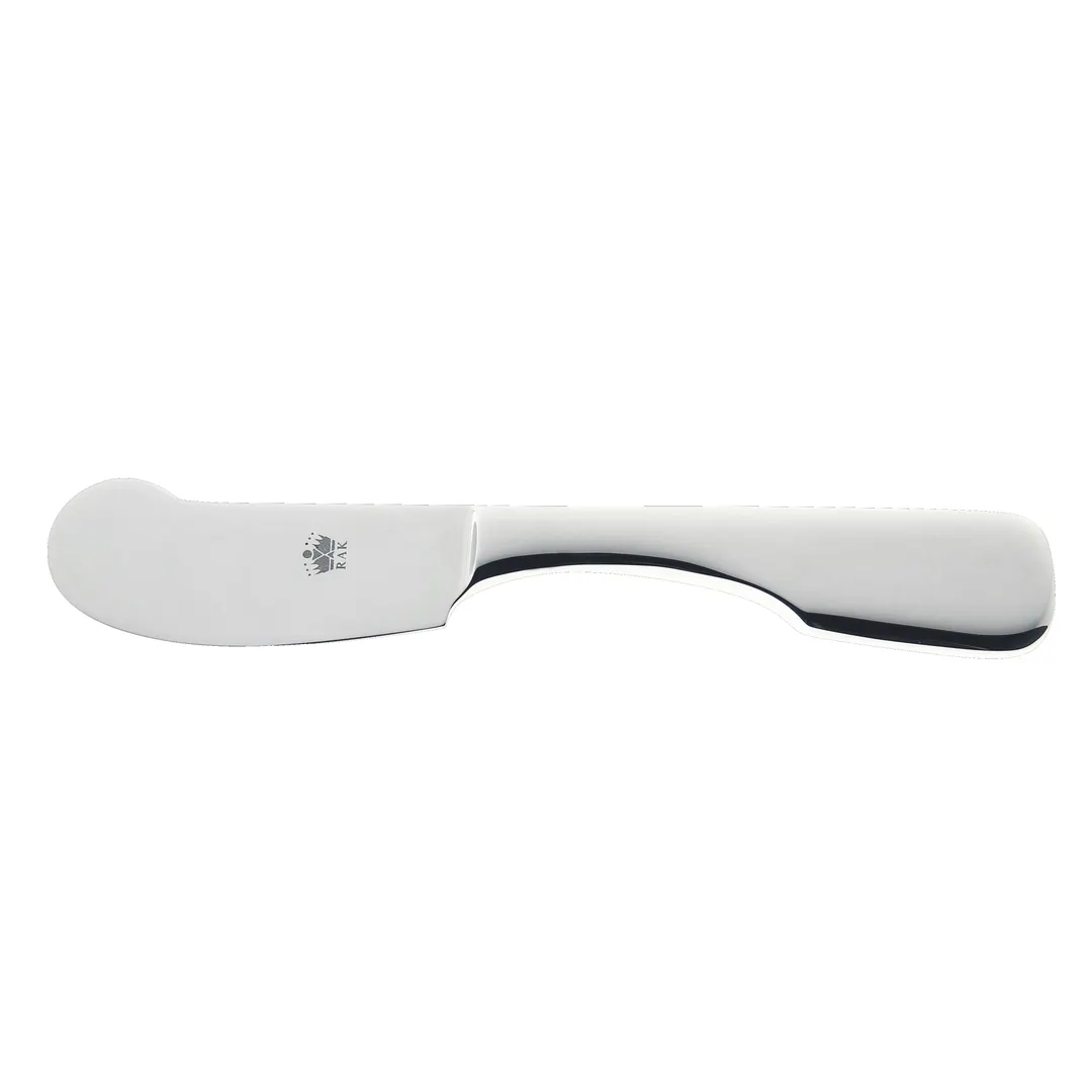 RAK Porcelain CSTBUK Butter Spreader Knife, 6‑2/3" Length, 18/10 Stainless Steel, Classik Finish
