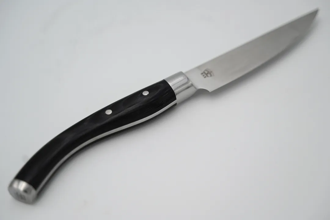 RAK Porcelain CWSTK.BP - Black Panther Steak Knife, 8" Blade, Stainless Steel, Black Finish, Cutlery