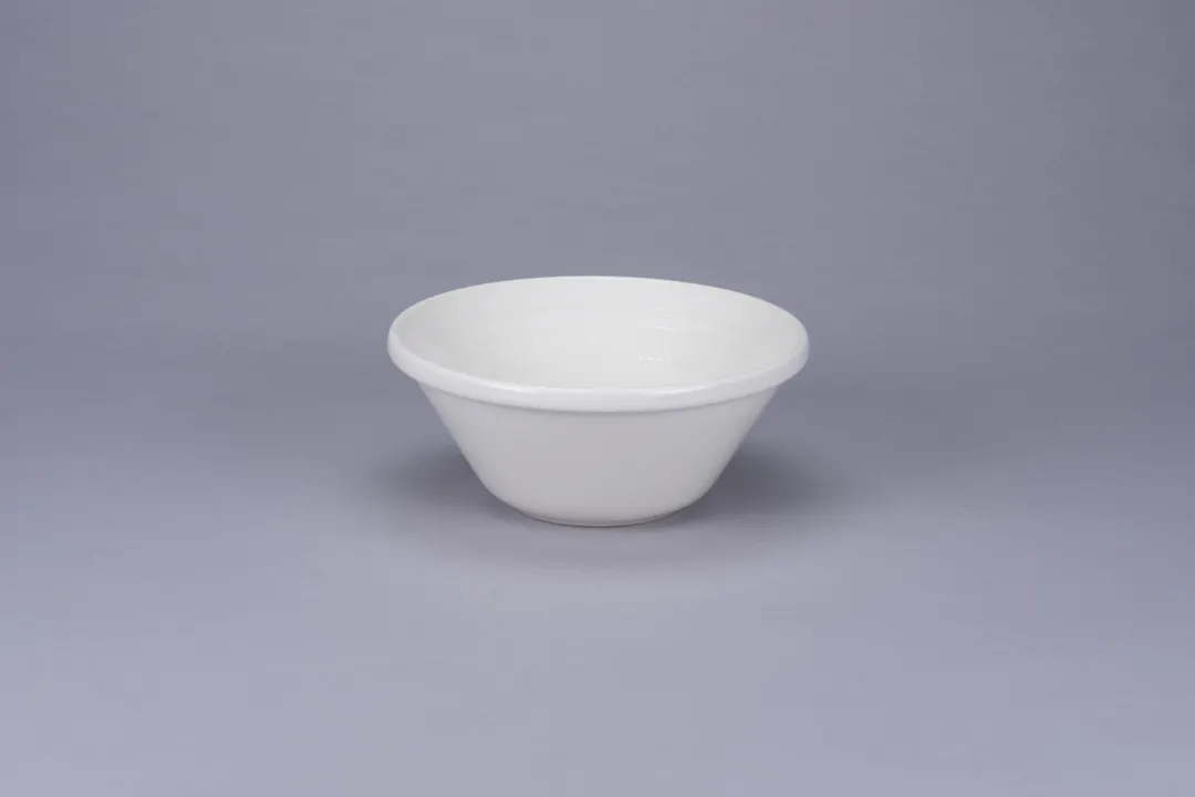RAK Porcelain DGBASB16CS - Salad Bowl, 6" Diameter, White Porcelain, Celeste Finish - 12/Case
