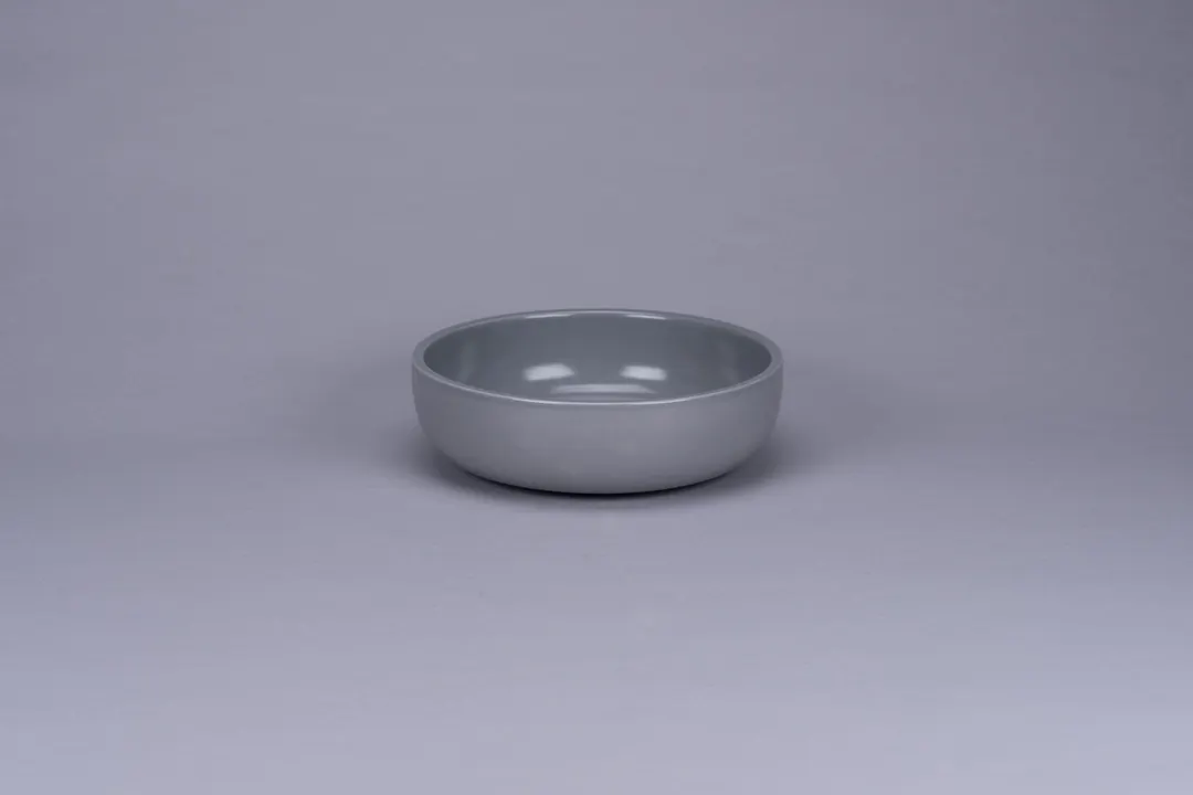 RAK Porcelain DGEADC16C5 - 6" Deep Stoneware Bowl, 19.3 oz Grey Selva, Dishwasher Safe - 4/Case