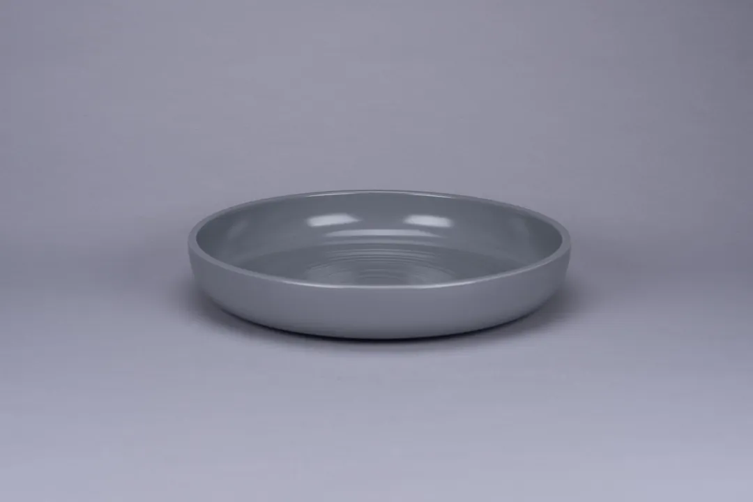RAK Porcelain DGEADC26C5 - 10.1" Deep Coupe Ceramic Plate, 51 oz Grey, Microwave Safe - 2/Case