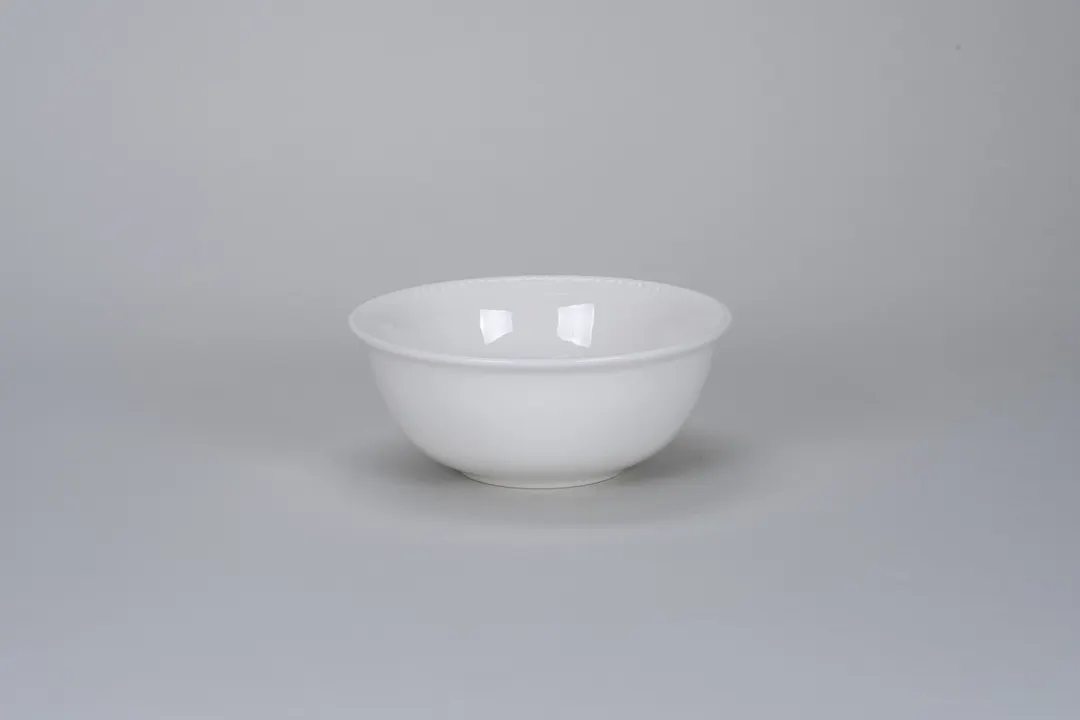 RAK Porcelain DGNNRB16CS - 6" Round White Porcelain Rice Bowl, 7.4 oz, 6.3" Diameter - 12/Case