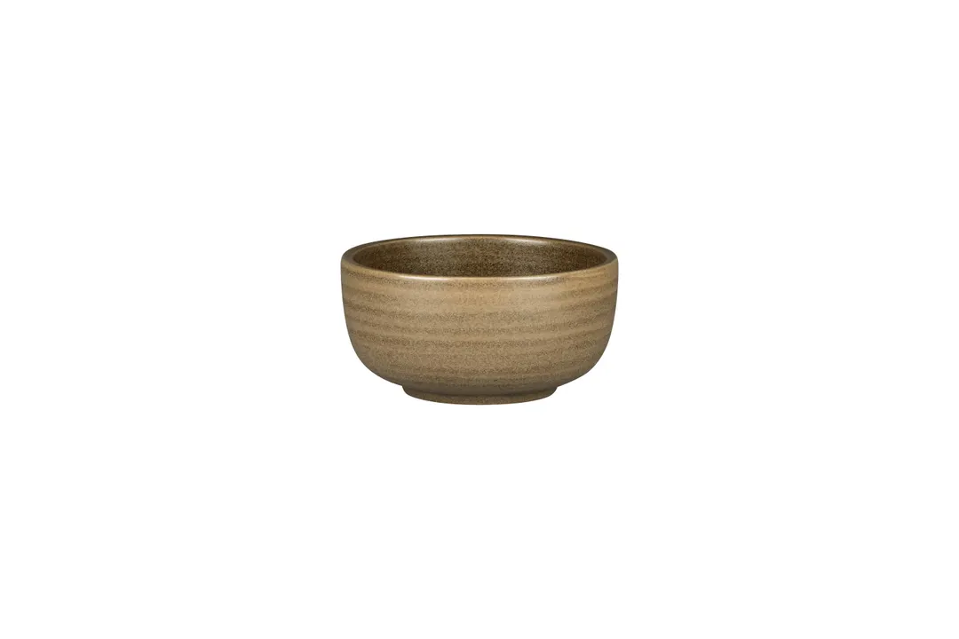 RAK Porcelain EABW12SDB - 13.35 oz Brown Ceramic Bowl 4.7" Dia, Microwave Safe - 12/Case