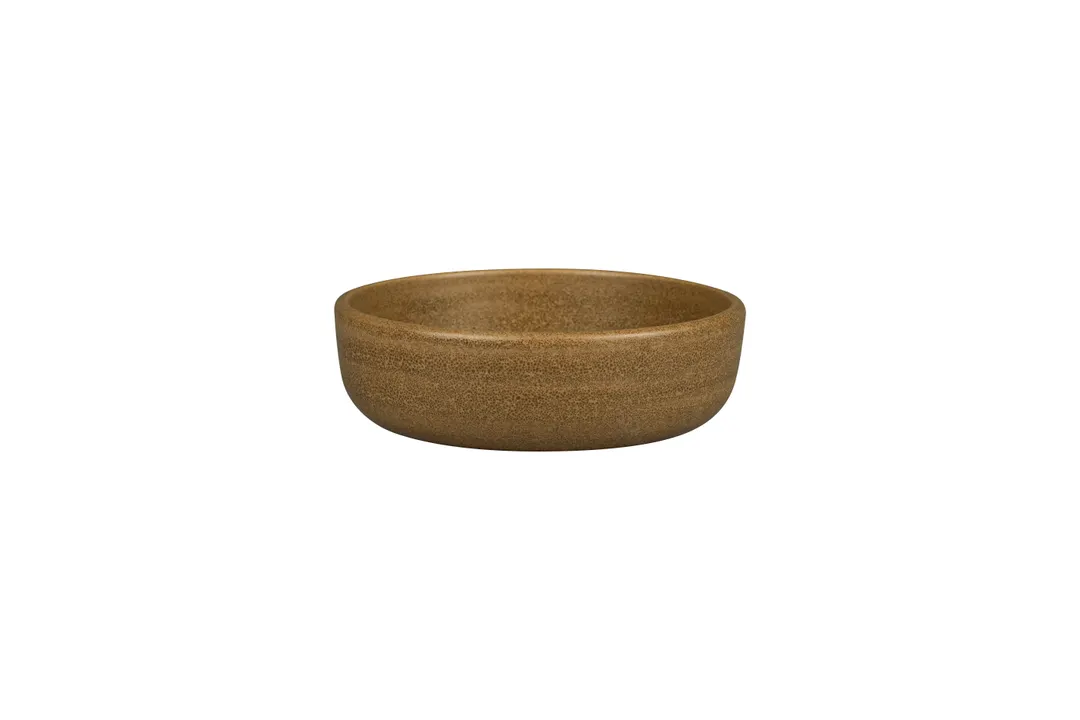 RAK Porcelain EABW16SAB - 6" Brown Ceramic Bowl, 23.65 oz Microwave & Dishwasher Safe - 4/Case