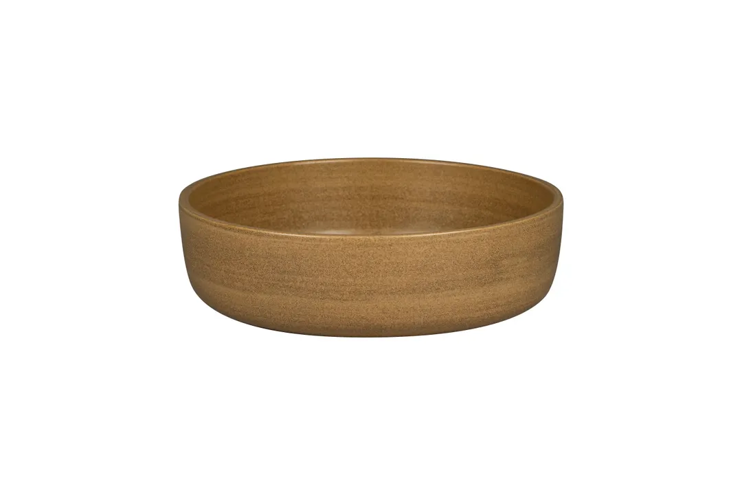 RAK Porcelain EABW24SAB - 9" Brown Ceramic Bowl, 77 oz, Microwave & Dishwasher Safe - 2/Case
