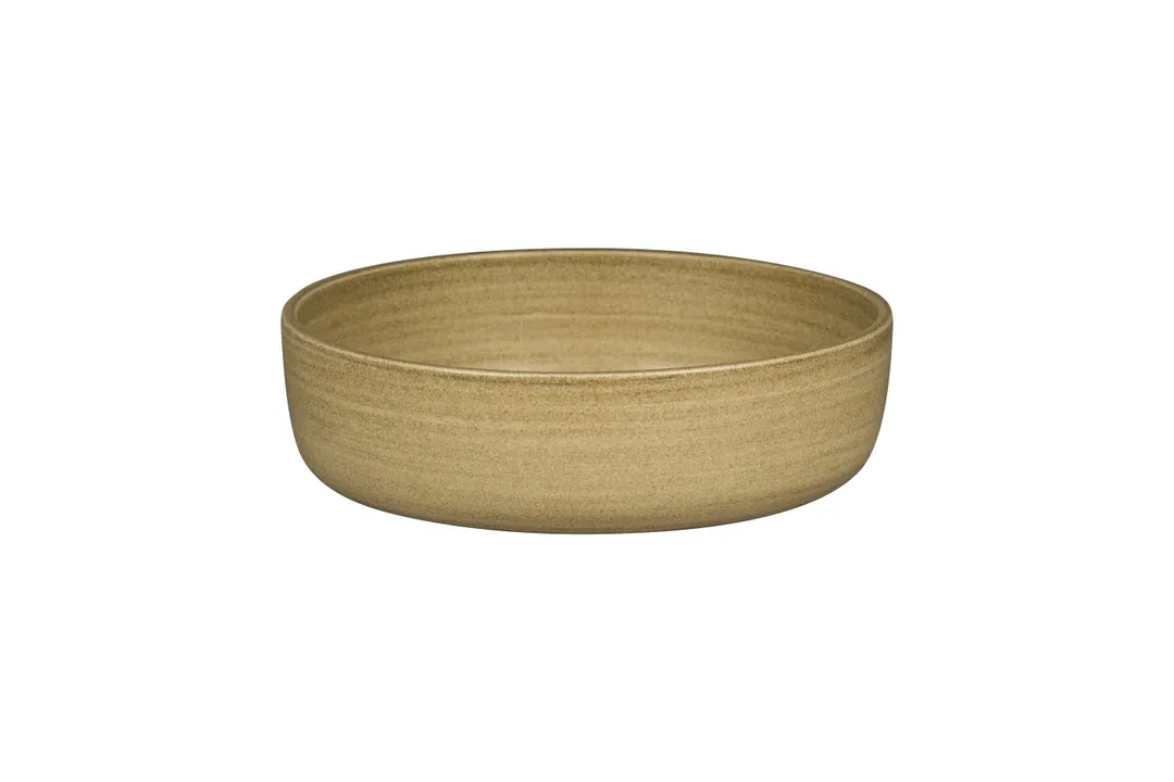 RAK Porcelain EABW24SBI - 9" Round Beige Ceramic Bowl, 77 oz, Microwave & Dishwasher Safe - 2/Case