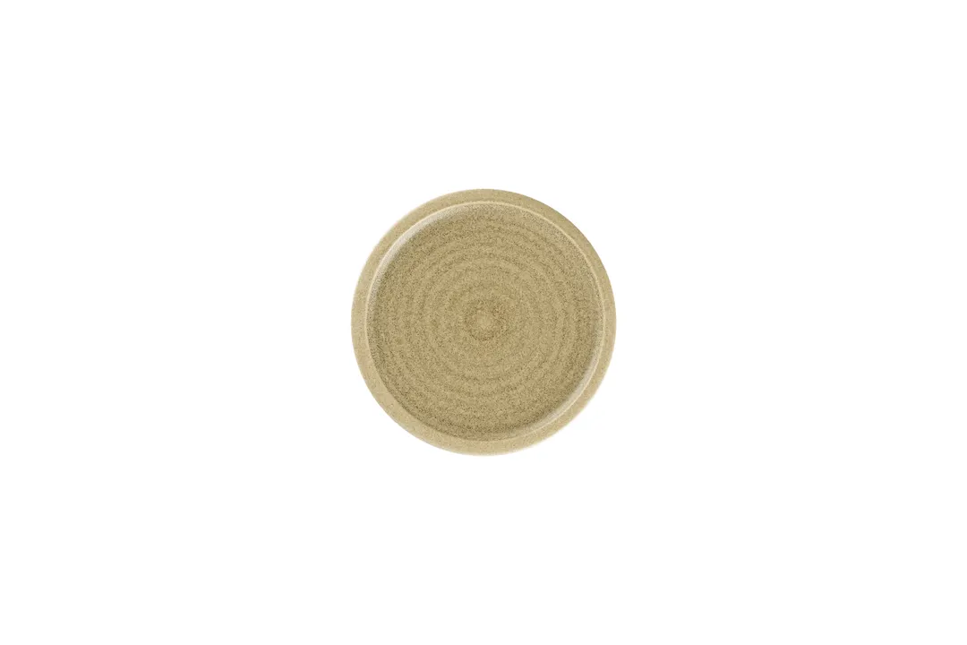 RAK Porcelain EACP16SBI - 6.3" Round Coupe Ceramic Plate, Beige, Microwave Dishwasher Safe - 24/Case