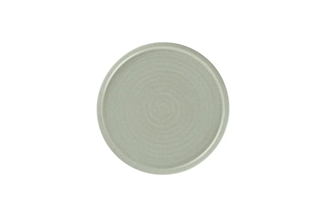 RAK Porcelain EACP24SAQ - 9.45" Coupe Plate, Ceramic, Aqua Green, Microwave Dishwasher Safe - 12/Case