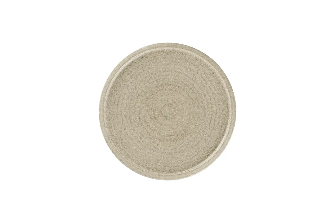 RAK Porcelain EACP24SGE - 9.45" Coupe Stoneware Plate, Grey, Microwave Dishwasher Safe - 12/Case