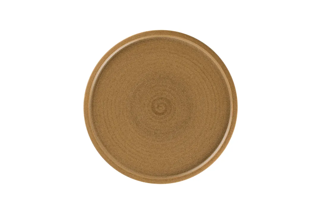 RAK Porcelain EACP28SAB - 11" Round Flat Coupe Plate, Stoneware, Autumn Brown, Microwave Safe - 6/Case