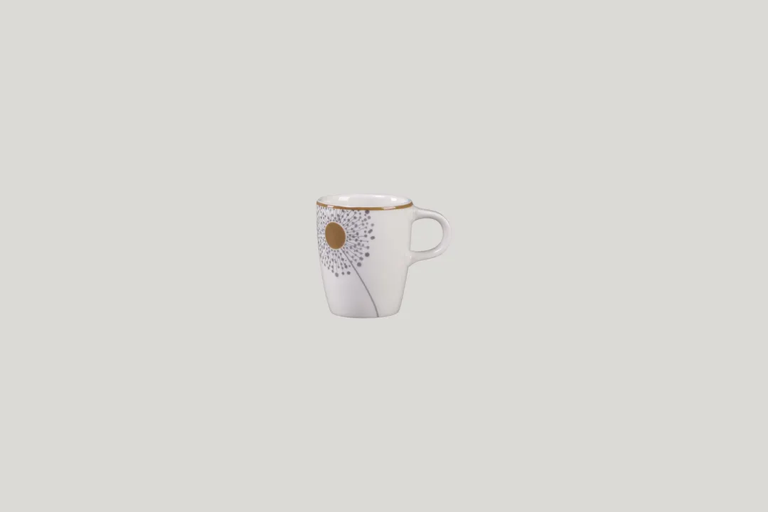 RAK Porcelain EACU09D208 Espresso Cup, 2.15" Dia., 3.05 Oz., Ivoris Porcelain - 12/Case
