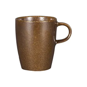 RAK Porcelain EACU09RT - Ease Espresso Cup, 3.05 oz 2.15" Diameter Round Rust Porcelain - 12/Case