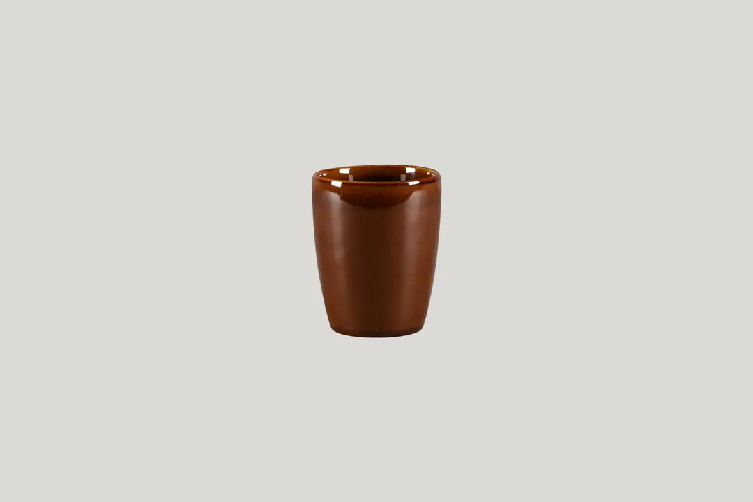 RAK Porcelain EACU20MHO - Honey Coffee Cup 6.75 oz (2.75" Dia x 3.45" H) Microwave Safe - 12/Case