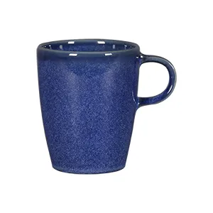 RAK Porcelain EACU23CO - 7.8 oz Cobalt Coffee Cup, 2.85" Porcelain, Oven/Microwave Safe - 12/Case
