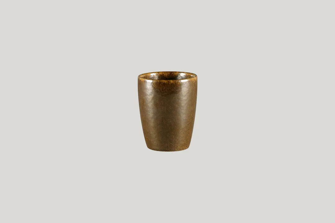 RAK Porcelain EACU23MRT Ease Coffee Cup, 7.8 oz 2.85" Dia x 3.6" H, Rust, Dishwasher Safe - 12/Case