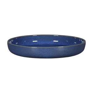 RAK Porcelain EADC24CO - 9" Deep Porcelain Bowl, 42 oz Capacity, Cobalt, Oven/Microwave Safe - 2/Case