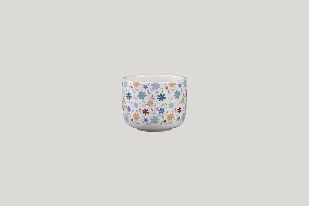 RAK Porcelain EAHB10D207 - 3" Round Porcelain Bowl, 13 Oz Capacity, Summer White, 12/Case