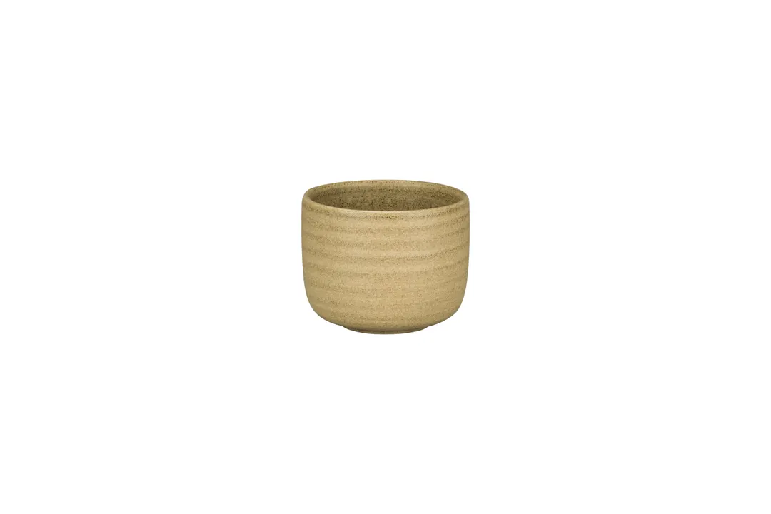 RAK Porcelain EAHB10SBI - 13.55 oz Beige Round Ceramic Bowl, 3.95" Dia, Microwave/Dishwasher Safe - 12/Case