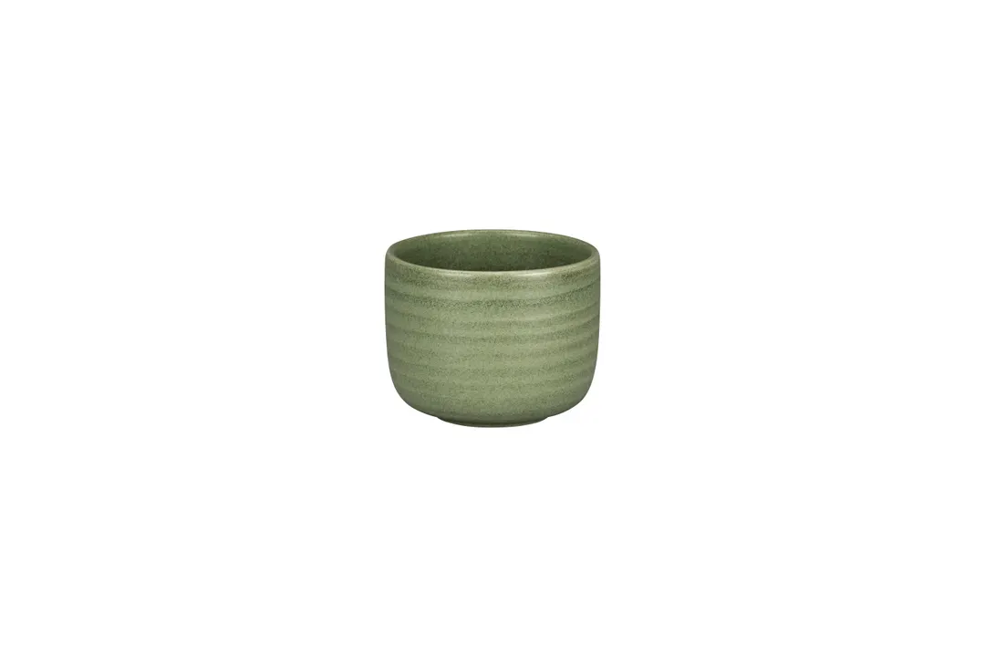 RAK Porcelain EAHB10SDG - 13.55 oz Round Bowl, 3.95" Dia, Dark Green Ceramic, Microwave Safe - 12/Case