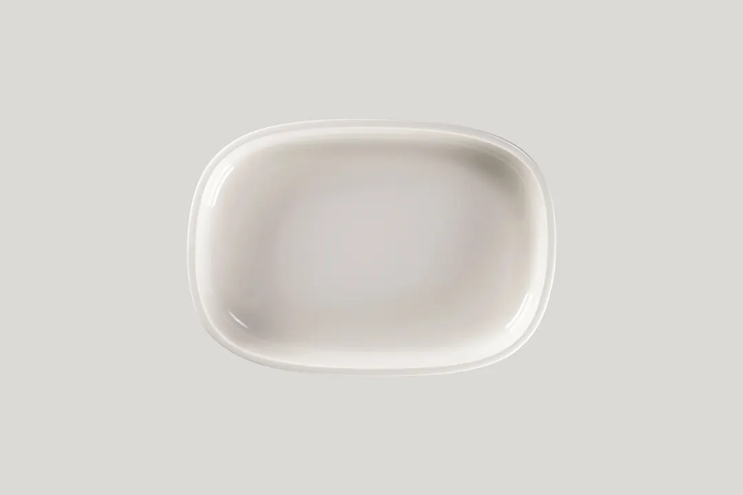 RAK Porcelain EAOD26 - Oval 7" White Porcelain Bowl, 37.85 oz (7.2"), Oven/Microwave Safe - 2/Case