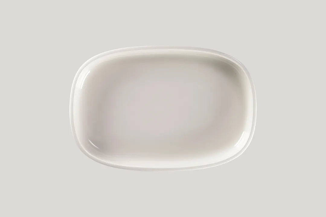 RAK Porcelain EAOD30 - Oval 8" White Porcelain Bowl, 50.7 oz, General Use, Oven/Microwave Safe - 2/Case