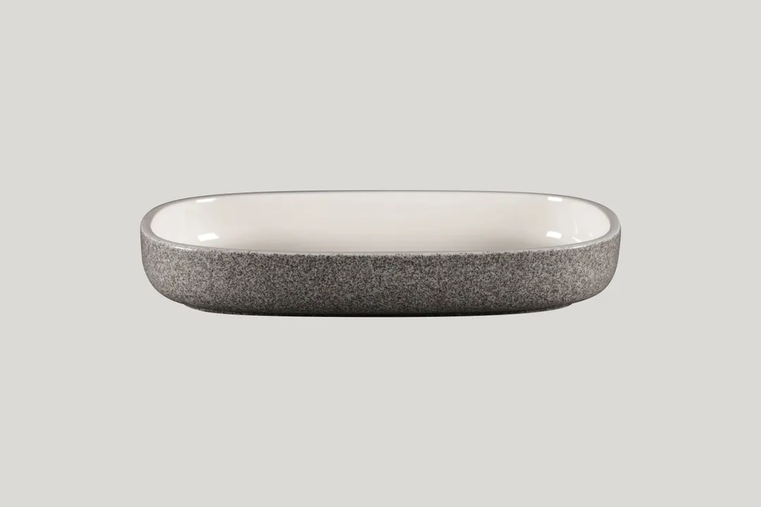 RAK Porcelain EAOD30DU - Oval Deep 8" x 8.05" 50.7 oz Porcelain Bowl, Oven/Freezer Safe - 2/Case