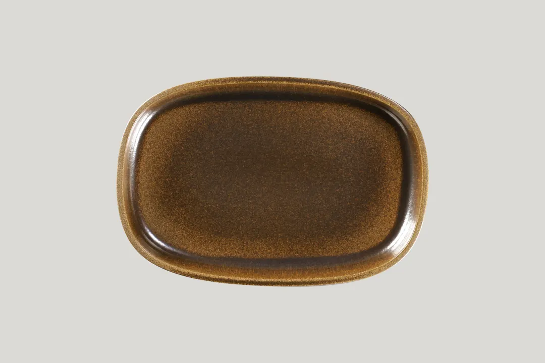 RAK Porcelain EAOD30RT - Oval Deep 8" 50.7 oz Porcelain Bowl, Rust, Oven/Microwave Safe - 2/Case