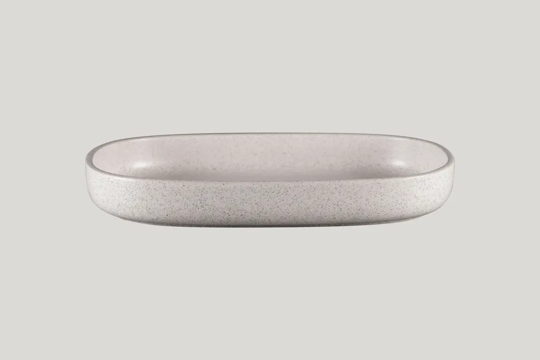 RAK Porcelain EAOD33CL - Oval 9" Deep Bowl, 65.95 oz Porcelain, Freezer/Oven Safe - 2/Case
