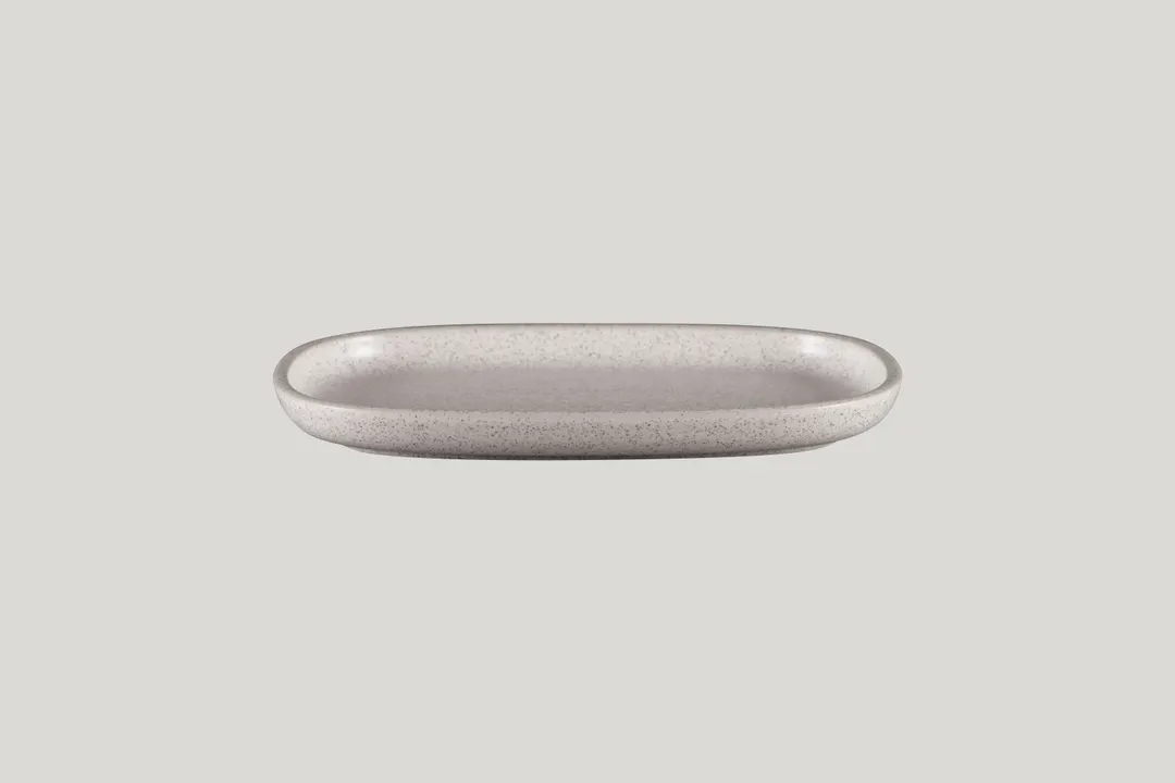 RAK Porcelain EAOP26CL - 7.1" Oval Ease Plate, Dinnerware, Deep Rim, Oven Microwave Safe - 6/Case