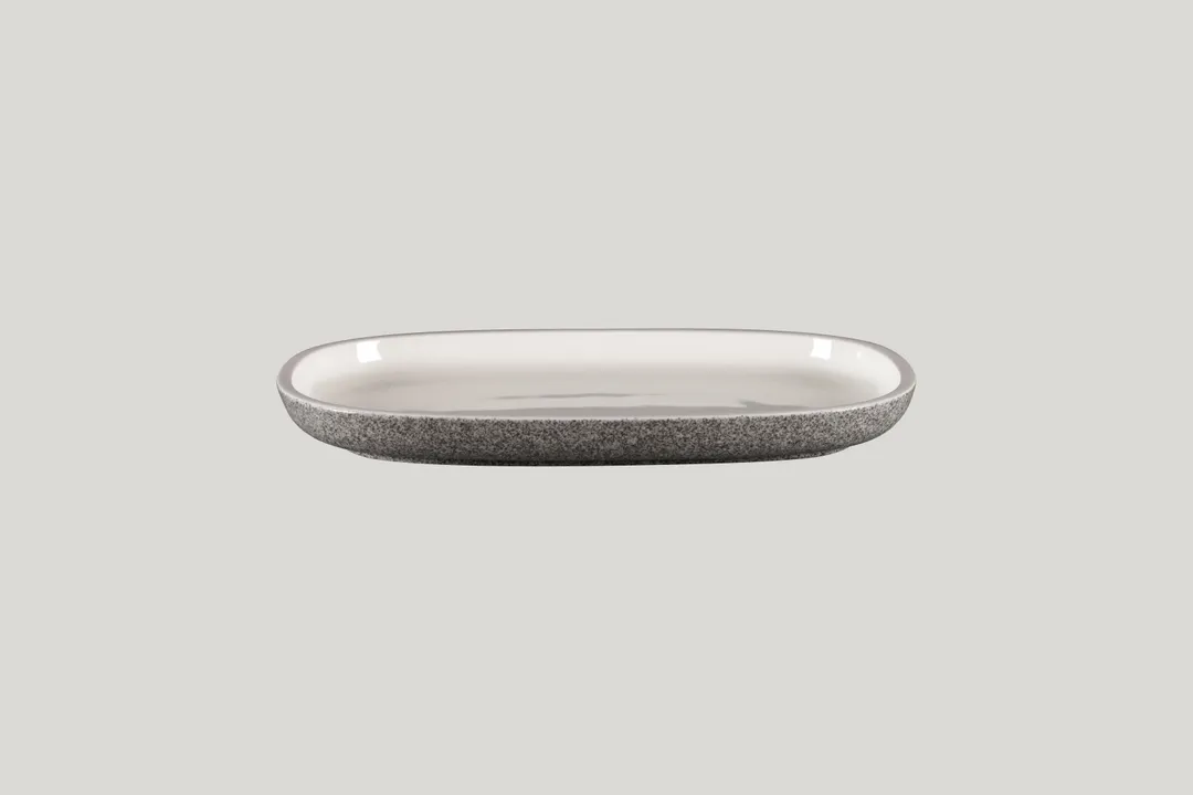 RAK Porcelain EAOP26DU Oval Plate 7.1" Coupe Deep Rim Porcelain, Multi‑Oven Safe - 6/Case