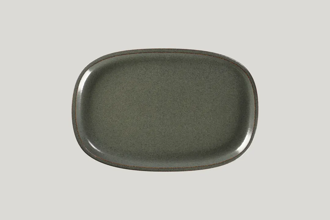 RAK Porcelain EAOP30CA Oval Ease Plate 7.85" Diameter Coupe Deep Rim Porcelain - 6/Case