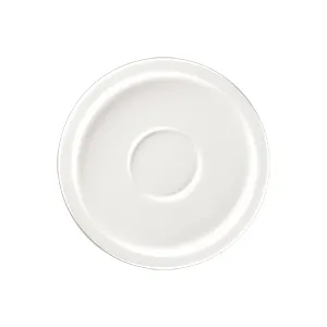 RAK Porcelain EASA16 - 6.4" Saucer, 6.0"-6.49" Ivoris, Oven Microwave Safe - 12/Case