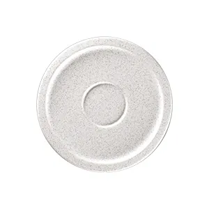 RAK Porcelain EASA16CL - Round 6.4" Porcelain Saucer, Oven Microwave Dishwasher Safe - 12/Case