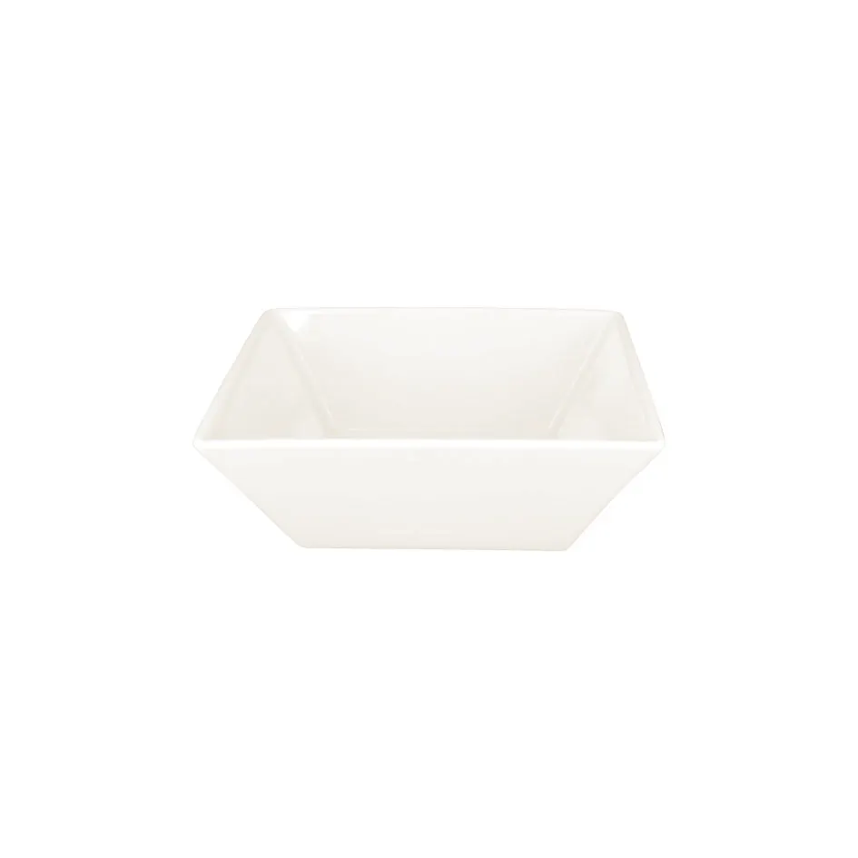 RAK Porcelain EDSB45IV - Square Nano Salad Bowl, 7" (33.8 oz) Porcelain, 33 oz Capacity - 12/Case