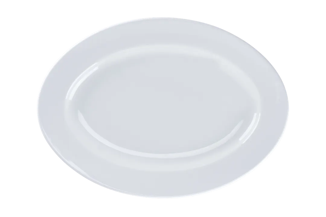 RAK Porcelain EZOVP38 - Oval China Platter 15" x 11" x 1.5" Elegant, 6/Case