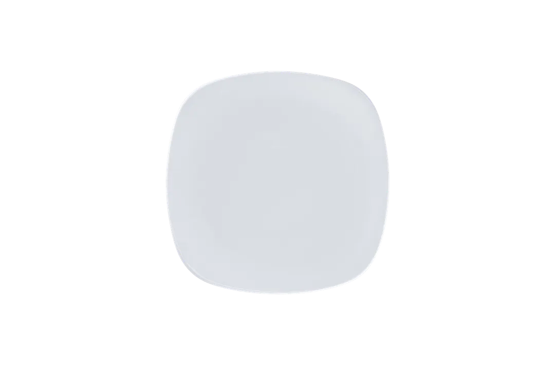 RAK Porcelain EZSQP23 - Square China Dinner Plate, 9" x 9" x 1.1", Premium Porcelain, 12/Case