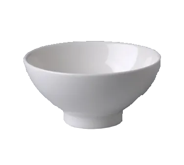 RAK Porcelain FDBI11 - 8 Oz Individual Bowl, 3½" Round White Porcelain, Microwave Safe - 12/Case