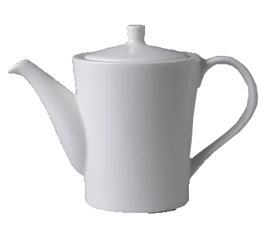 RAK Porcelain FDCP35 - Coffee Pot 11-5/6 oz White Porcelain with Lid, Dishwasher Safe - Case