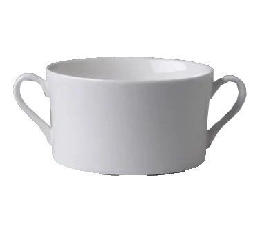 RAK Porcelain FDCS35 - 12 oz Soup Bowl with Two Handles, Porcelain, Dishwasher Safe - 6/Case