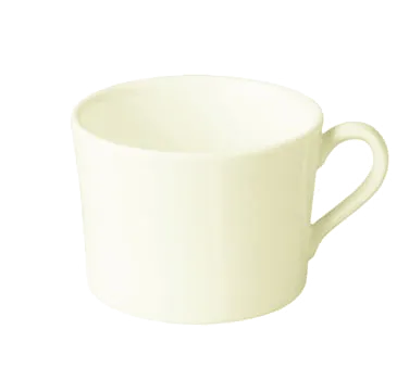 RAK Porcelain FDCU30 - Fine Dine 10‑12 oz White Porcelain Cup with Handle, Dishwasher Safe - 12/Case