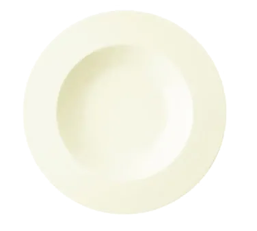 RAK Porcelain FDDP23 - 9" Round Deep Dinner Plate, 10 oz White, Dishwasher Safe - 12/Case