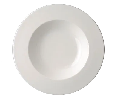 RAK Porcelain FDDP31 Fine Dine Round Deep Plate 12" 28 oz White Porcelain Dishwasher Safe - 6/Case